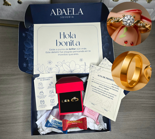 Anillos Promesa Lazos eternos – Set para Pareja