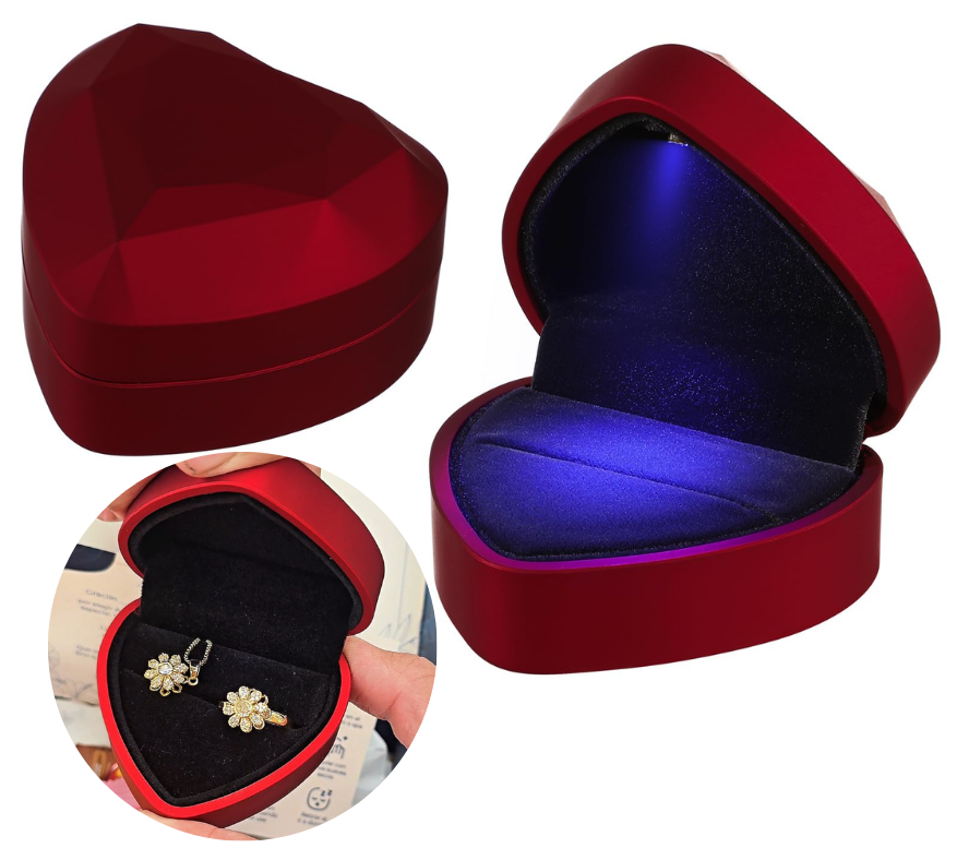 Box Exclusivo Girasol Antiestres - Collar, anillo y Cofre 💖