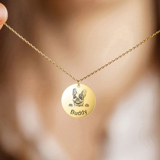 Collar Fotograbado "HUELLA IMBORRABLE"