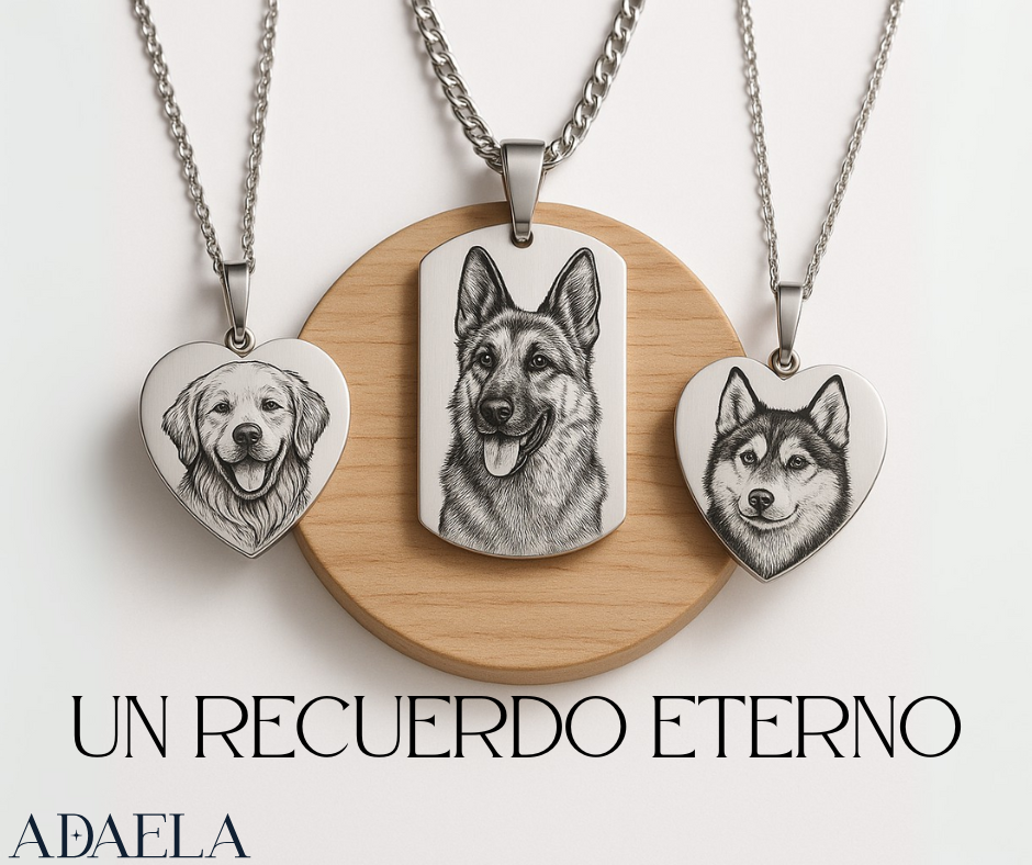 Collar Fotograbado "HUELLA IMBORRABLE"