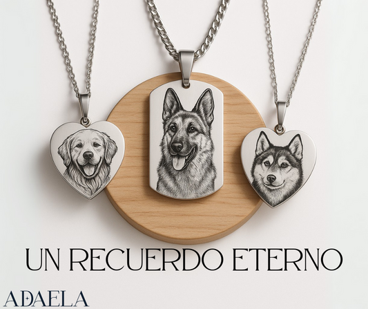 Collar Fotograbado "HUELLA IMBORRABLE"