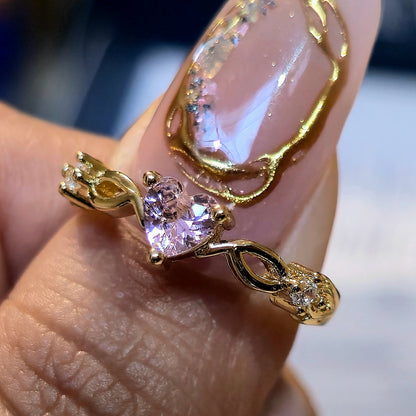 Anillos Promesa Corazon Eterno