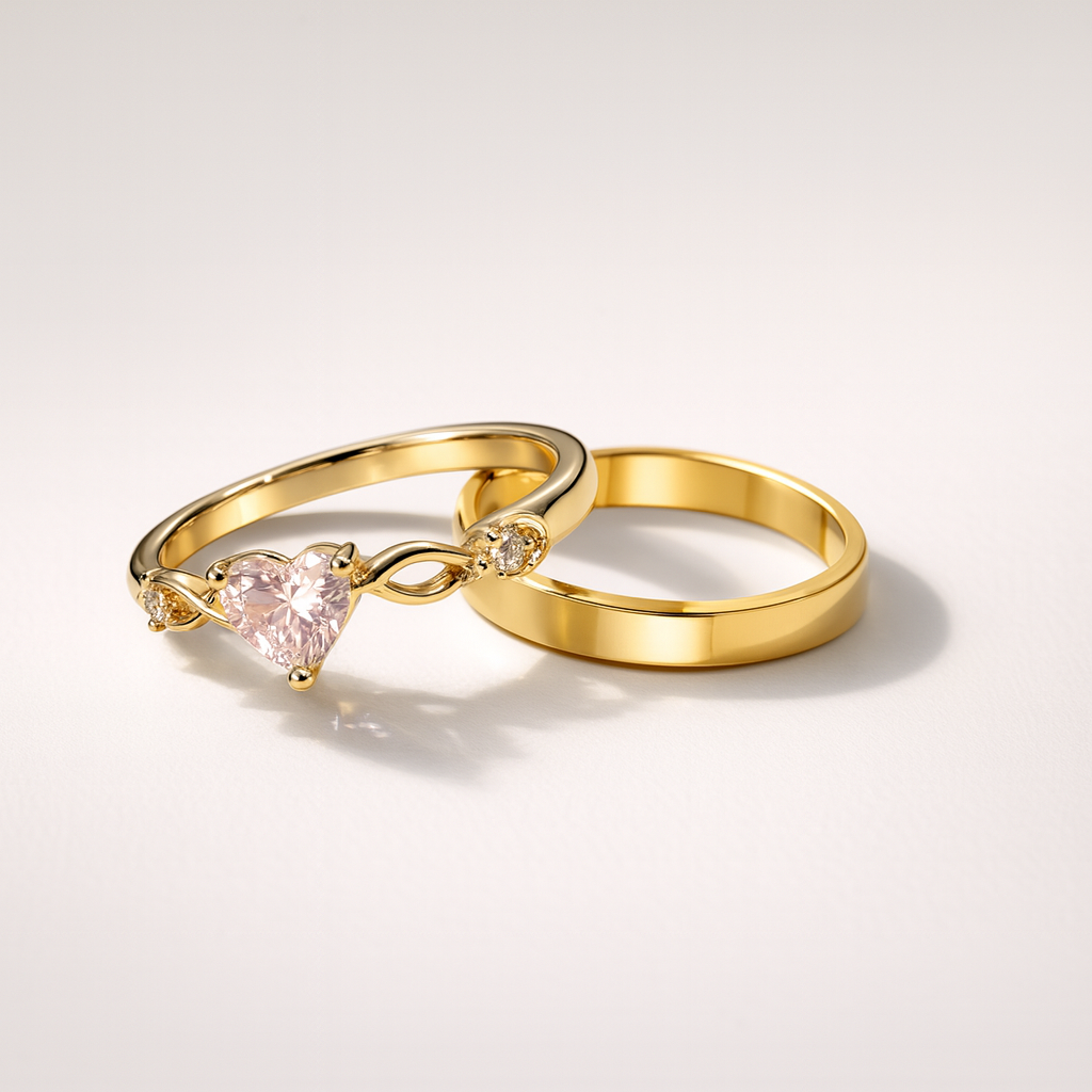 Anillos Promesa Corazon Eterno