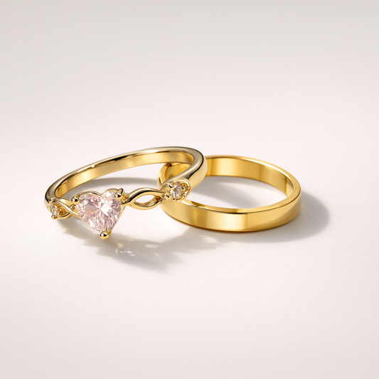 Anillos Promesa Corazon Eterno