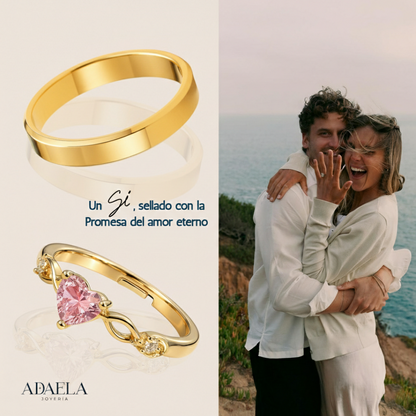 Anillos Promesa Corazon Eterno