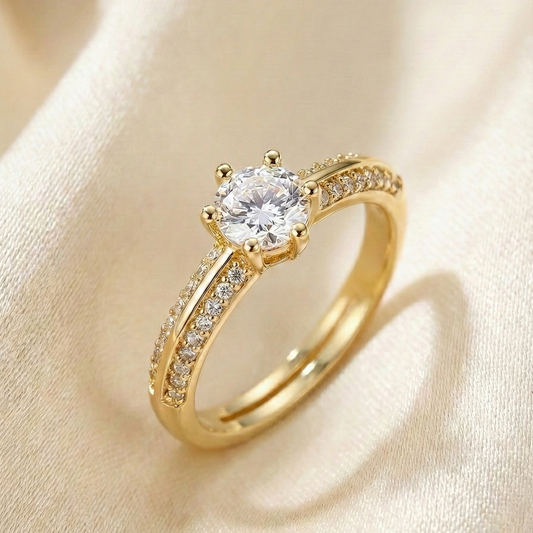 Anillos Promesa Queen – Set para Pareja