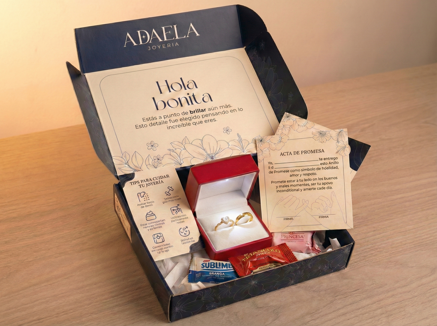 Anillos Promesa Corazon Eterno