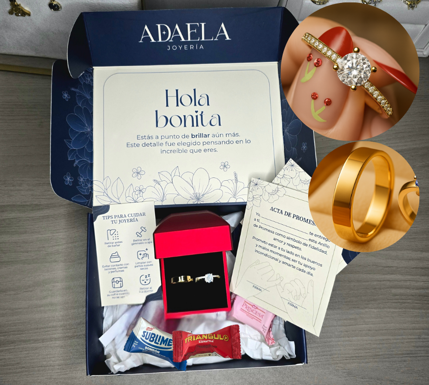 Anillo Promesa Clasico – Set para Pareja