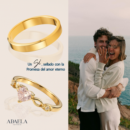 Anillos Promesa Corazon Eterno