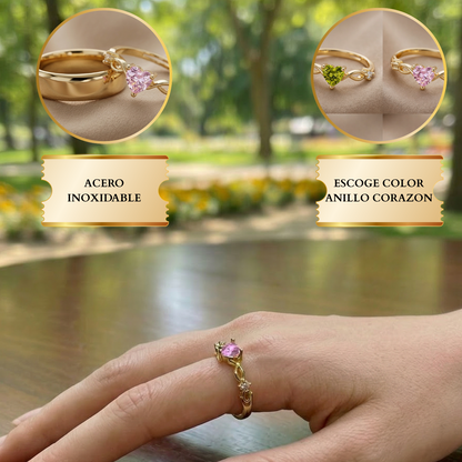 Anillos Promesa Corazon Eterno